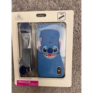 New Disney Stitch iPhone X/ XS case with straps